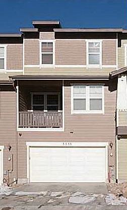 Garage and patio view