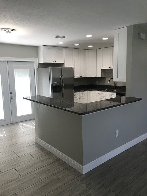 New, open kitchen