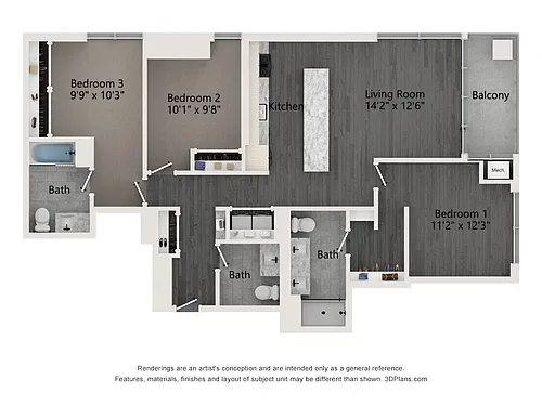 Floor plan C1