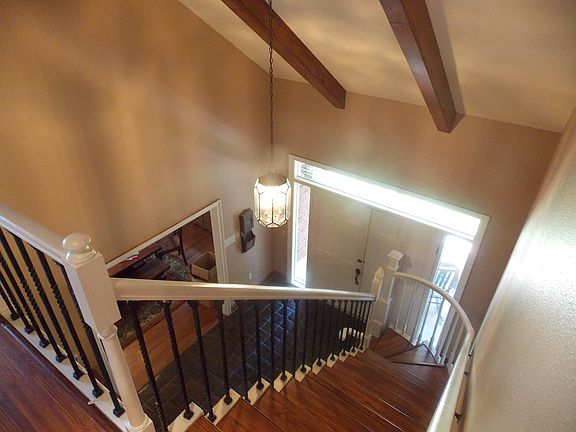 front entry from top stair