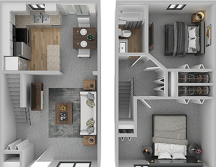 Heritage Hills - 2 Bed - 1 Bath 836 sq ft Heritage Hills - 2 Bed - 1 Bath 836 sq ft
