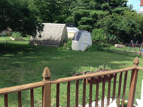 back yard view from deck