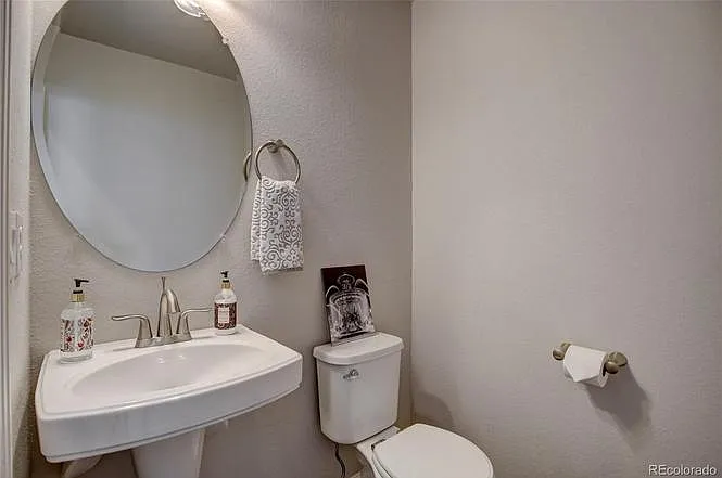 Half bath on main level