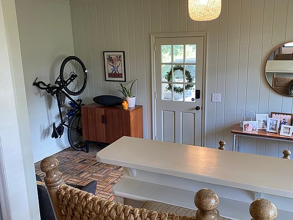 Looking at side entrance