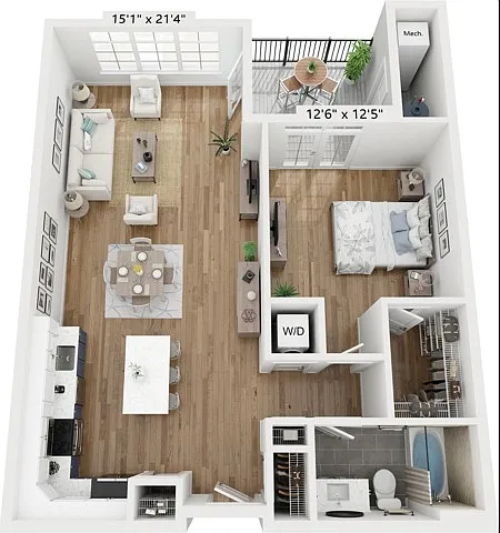 Floor plan 1A1