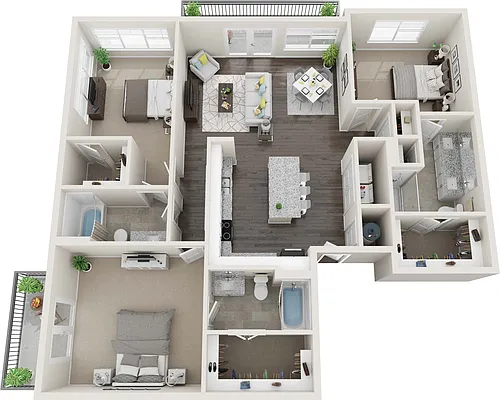 Floor plan C1