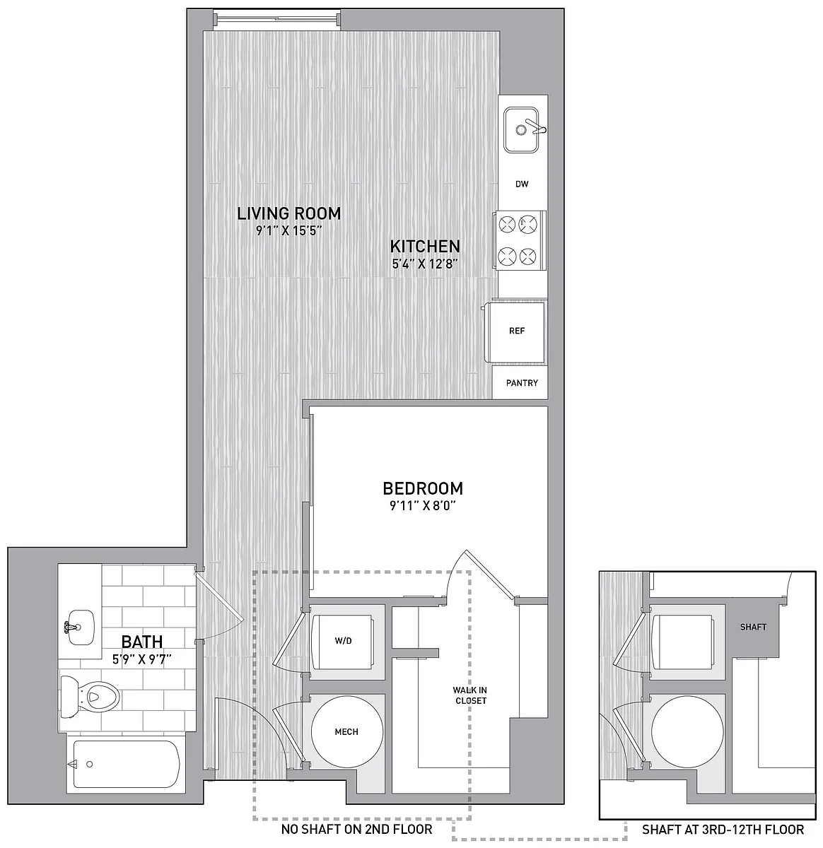 Floor plan Studio A