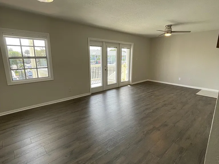 Living / Family room with water views