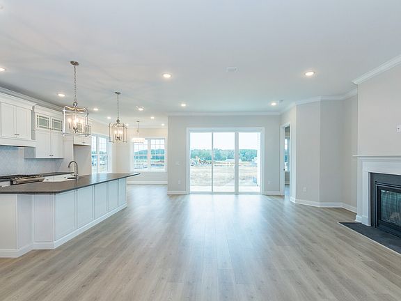 Open concept floor plan