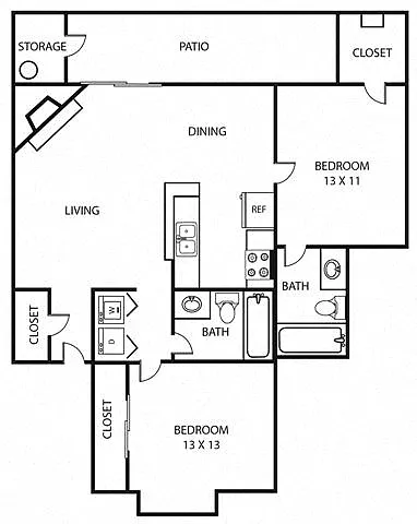 Floor plan 2C