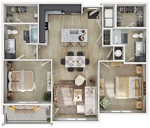 Floor plan Moonscape