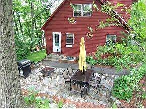 Patio on kitchen side