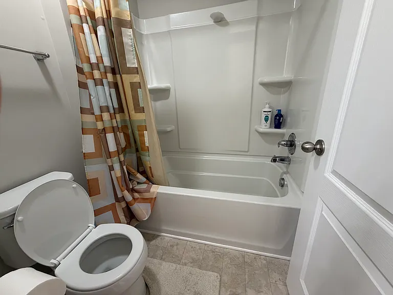 Upstairs Bathroom Toilet and Tub