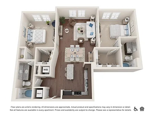 Floor plan B3-Sandhill Crane