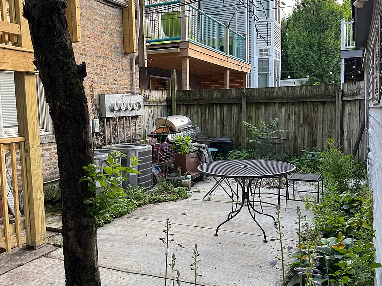 Shared back patio