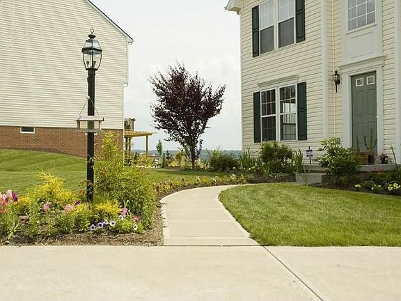 Front walkway into house