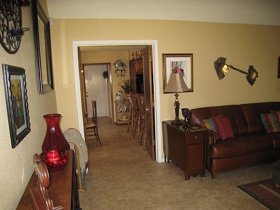 Family room into kitchen