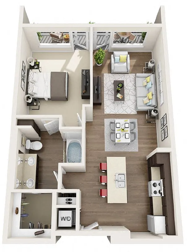 Floor plan A1K
