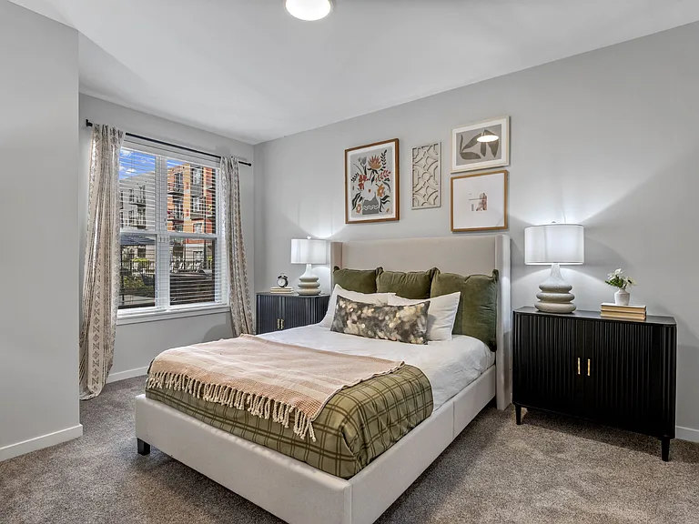 Primary Bedroom at Avant at the Arboretum Apartments in Lisle, IL 60532