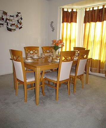 Dining Room with Bay Window