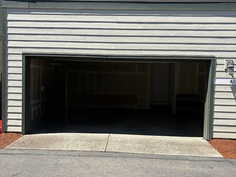 2 car garage with room for bikes, etc.