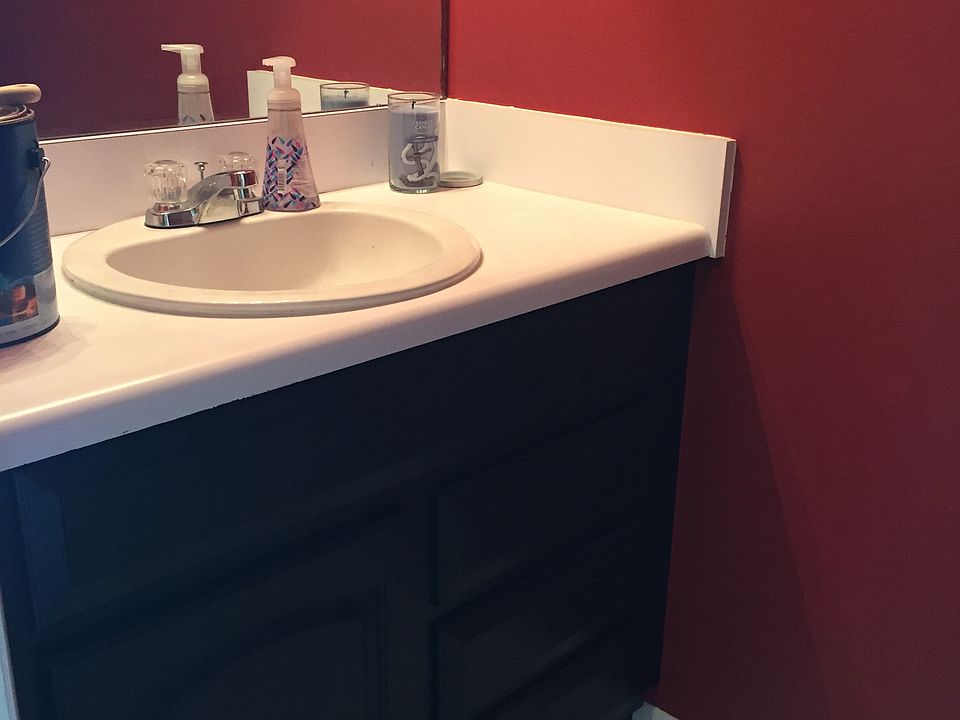 Updated sink in half bath