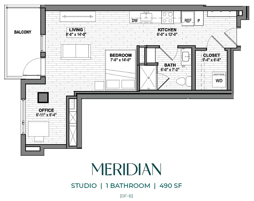 Floor plan Meridian