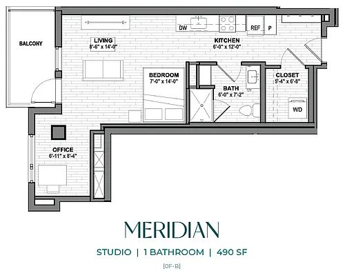 Floor plan Meridian