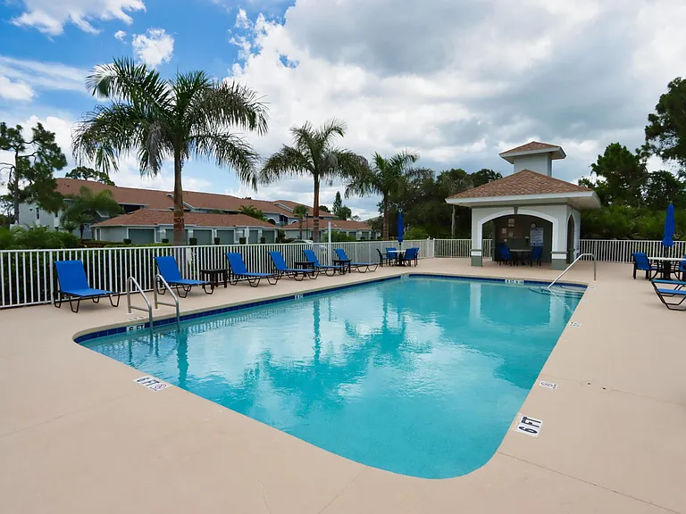 Gorgeous community pool that is across the street from the condo