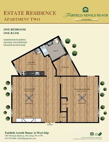 Floor plan Estate Residence Suite Two