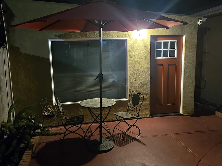 night courtyard areaa