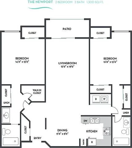 Floor plan Newport