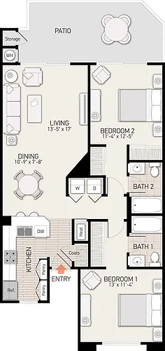 Floor plan Plan B