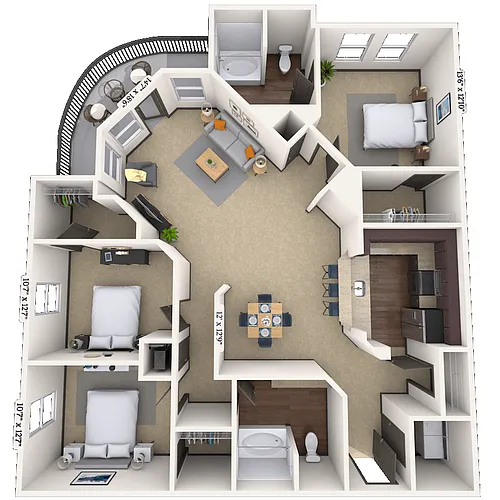Floor plan 32N
