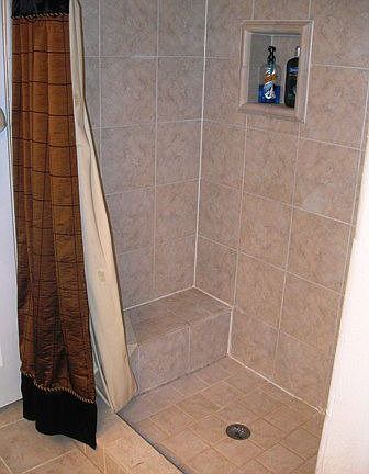 Master Bath shower remodeled
