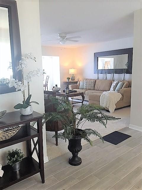 Living area view from foyer