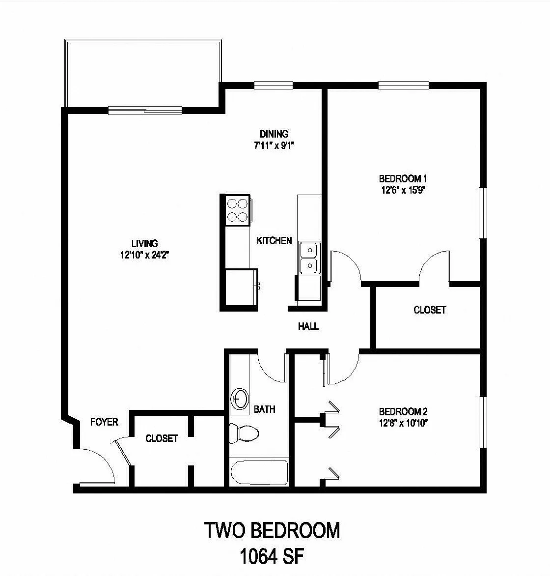 Floor plan Burgundy