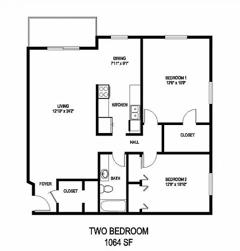Floor plan Burgundy