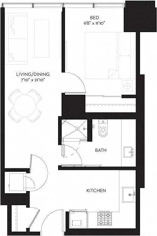 Floor plan 1-C