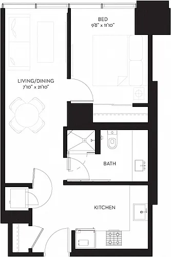 Floor plan 1-C