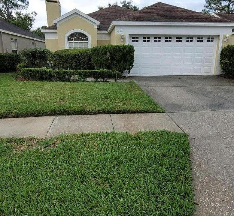 front of the house