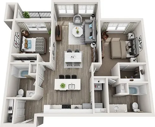 Floor plan Port II