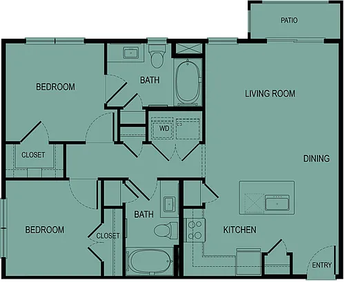 Floor plan B1-Mesquite