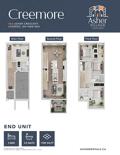 Floor plan Creemore - End
