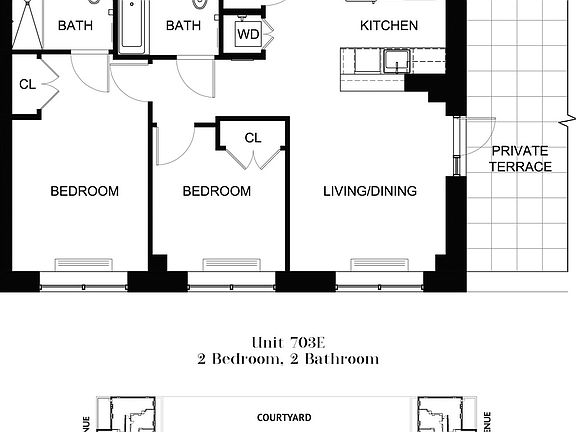 2nd image of 55 N 5th St APT E703