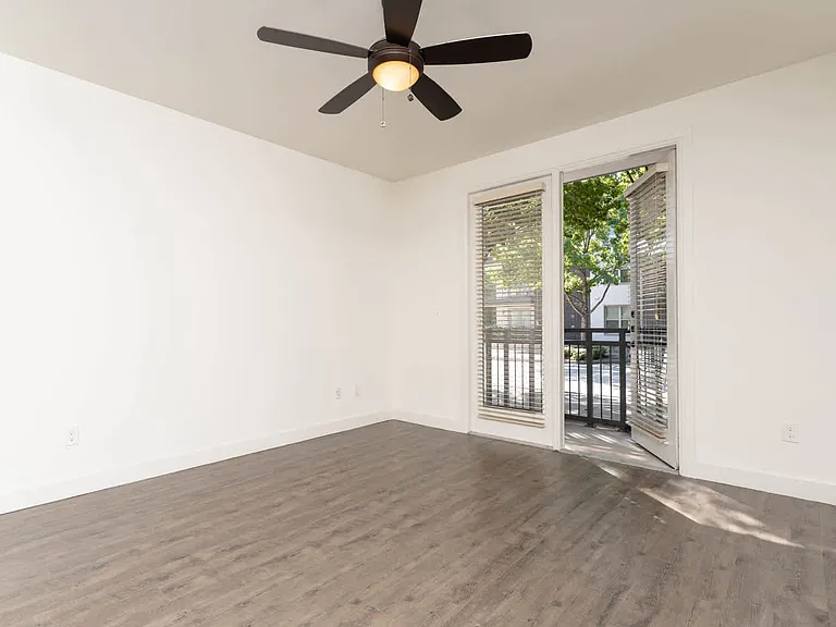 Living Room with Patio and Hard Surface Flooring