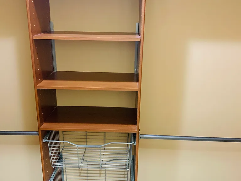 Walk in Closet with Organizers