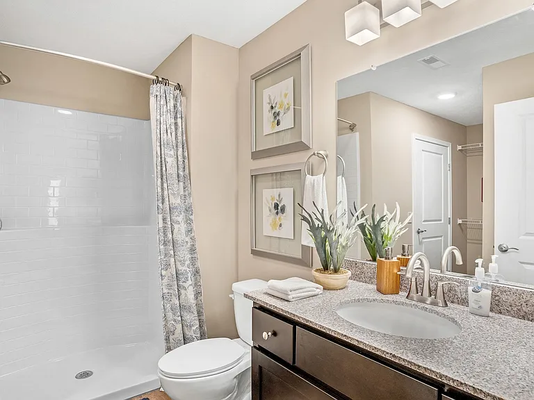 Two Large Bathrooms, Plus Washer and Dryer Hookups