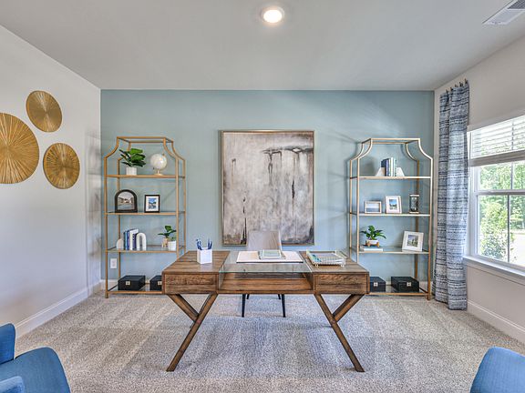 Skip your morning commute and work from home in the flex room.