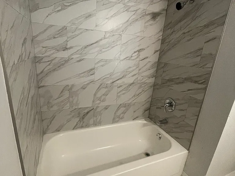 renovated shower